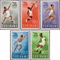 Суринам  1960 «XVII Олимпийские игры. 1960. Рим (Италия)»