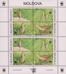 Молдова  2001 «Охраняемая фауна. Коростель» (малый лист)