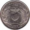  США  25 центов 1999.07.19 [KM# 296] Штат Джорджия