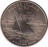  США  25 центов 2001.05.21 [KM# 320] Штат Род-Айленд