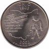  США  25 центов 2002.03.18 [KM# 332] Штат Огайо