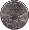  США  25 центов 2003.08.04 [KM# 346] Штат Миссури