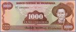 Никарагуа 1000 кордоб  1985 Pick# 156b