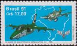 Бразилия  1991 «50 лет министерству авиации.»