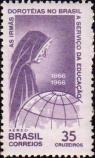 Бразилия  1966 «100-летие прибытия обучающих Сестер Св. Доротеи»