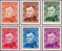 Словакия  1945 «Стандартный выпуск. Президент Йозеф Тисо»