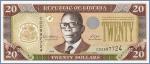 Либерия 20 долларов  2008 Pick# 28d