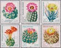 ГДР  1983 «Цветущие кактусы»