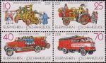 ГДР  1987 «Пожарные машины» (сцепка)