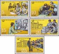 ГДР  1981 «Учебные заведения немецкой почты»