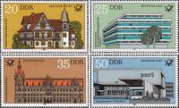 ГДР  1982 «Здания почты в ГДР»