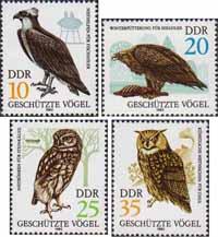 ГДР  1982 «Охраняемые птицы»