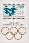 ГДР  1988 «XXIV летние Олимпийские игры в Сеуле» (блок)