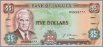 Ямайка 5 долларов  1991 Pick# 70d