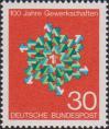 ФРГ  1968 «100 лет профсоюзам в Германии»