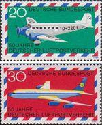ФРГ  1969 «50-летие авиапочты Германии»