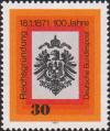 ФРГ  1971 «100-летие со дня основания Германской империи»