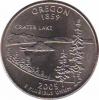  США  25 центов 2005.06.06 [KM# 372] Штат Орегон