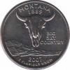 США  25 центов 2007.01.29 [KM# 396] Штат Монтана