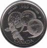  Канада  25 центов 1999.01.05 [KM# 342] Январь - Страна раскрывается. 
