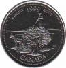  Канада  25 центов 1999.08.03 [KM# 349] Август - Пионерский дух. 