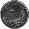  Канада  25 центов 1999.10.04 [KM# 351] Октябрь - Дань первым нациям. 