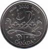  Канада  25 центов 2000 [KM# 384.2] Январь - Гордость. 