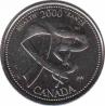  Канада  25 центов 2000 [KM# 373] Апрель - Здоровье. 