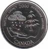  Канада  25 центов 2000 [KM# 382] Май - Наследие природы. 