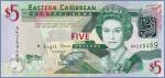 Восточные Карибы 5 долларов  2008 Pick# 47