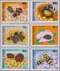 Венгрия  1980 «Цветы и насекомые. Опыление растений»