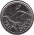  Барбадос  10 центов 2008 [KM# 12a] 