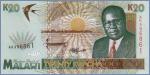 Малави 20 квач  1995 Pick# 32