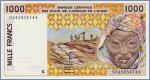 Западно-Африканские Штаты 1000 франков (Сенегал)  1993 Pick# 711Kc