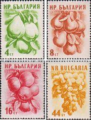 Болгария  1957 «Фрукты Болгарии»