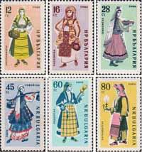 Болгария  1961 «Женские народные костюмы»