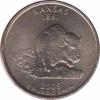  США  25 центов 2005.08.29 [KM# 373] Штат Канзас