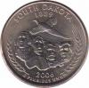  США  25 центов 2006.11.06 [KM# 386] Штат Южная Дакота