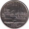  США  25 центов 2005.04.04 [KM# 371] Штат Миннесота