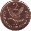  Фолклендские острова  2 пенса 2004 [KM# 131] 