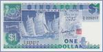 Сингапур 1 доллар  1987 Pick# 18a