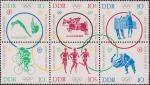 ГДР  1964 «XVIII Олимпийские игры в Токио. Япония. 1964» (сцепка)
