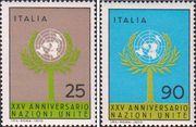 Италия  1970 «25-летие Организации Объединенных Наций»
