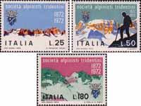 Италия  1972 «100-летие альпинисткого общества «Tridentini»»
