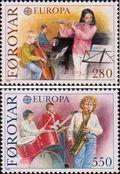 Фарерские острова  1985 «Европа. Европейский год музыки»