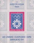 Югославия  1983 «XIV Зимние Олимпийские игры в Сараево» (блок)