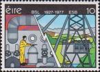 Ирландия  1977 «50-летие Совету Электроснабжения Ирландии (ESB)»