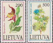 Литва  1992 «Растения, занесенные в Красную книгу Литвы»