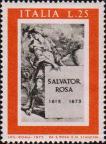 Италия  1973 «300-летие со дня смерти итальянского живописеца Сальватора Розы  (1615-1673)»