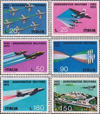 Италия  1973 «50-летие военно-воздушных сил Италии»